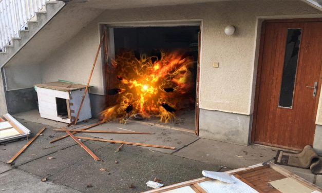 Kiszakadt a ház ajtaja, akkorát robbant a kazán egy szadai házban