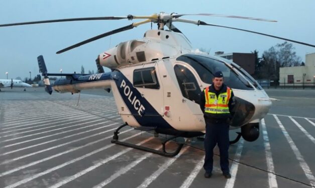 Helikopteres rendőrségi razzia a pesti agglomerációban