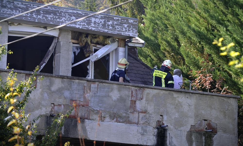 Gázrobbanás Solymáron! A súlyos égési sérült miatt mentőhelikopter érkezett