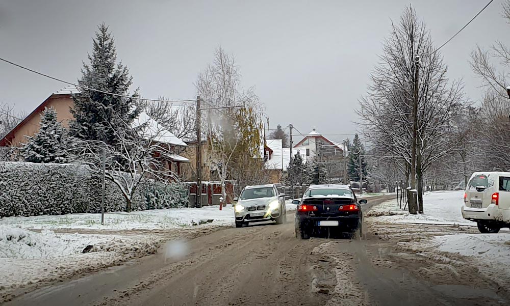 Anyázás lett az idei első havazásból Budapesten és környékén