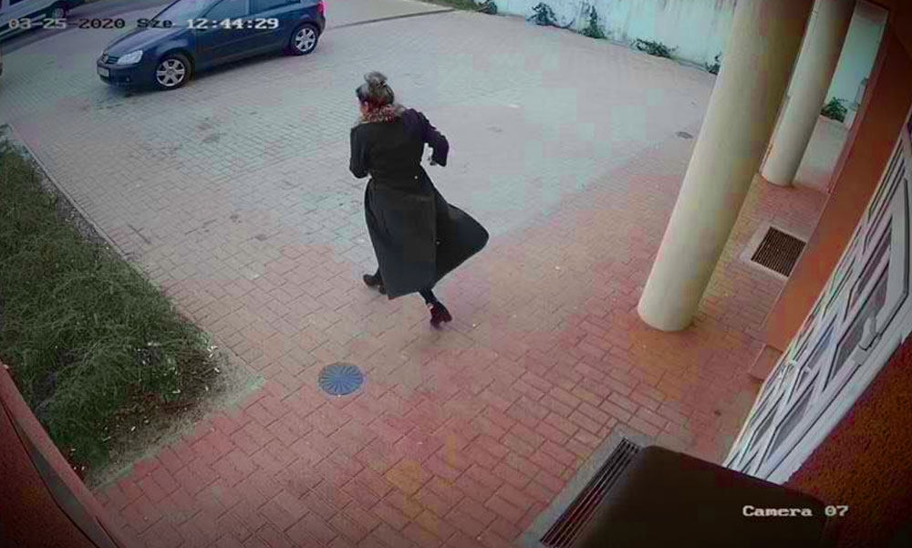 A jól öltözött nő beszaladt és ellopta a kézfertőtlenítőt az érdi patikából