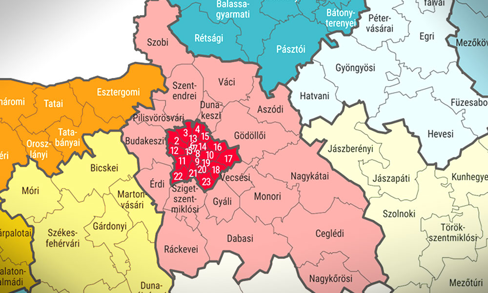 budapest környéki települések térkép Ezeken a Budapest környéki településeken maradhat érvényben a 