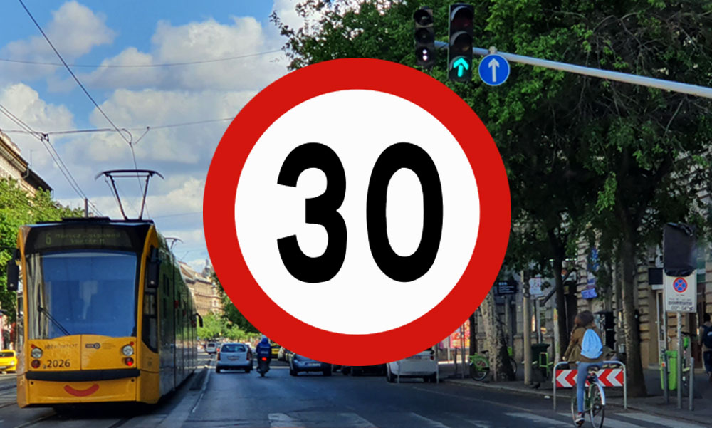 „Az alap sebességkorlátozás a 30 km/h legyen” – Bátrabb és gyorsabb közlekedésbiztonsági intézkedéseket vár el a fővárostól a Közlekedési Klub