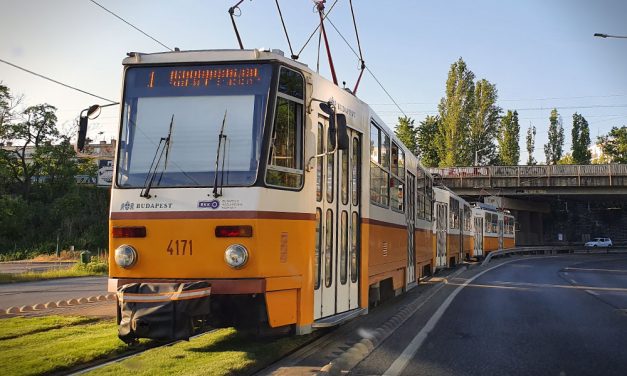 Szombattól pótlóbusz jár az 1-es villamos helyett a Hungária és a Könyves Kálmán körúton