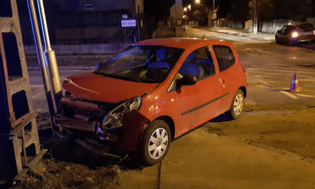 A hírhedt soroksári kereszteződésben tegnap este is törték az autókat