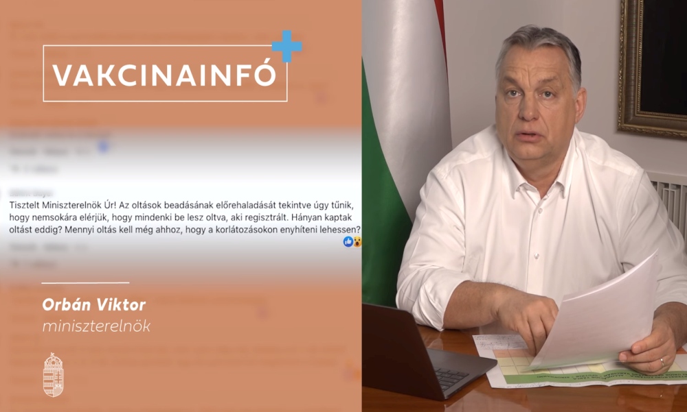 „Oltunk, minden nap oltunk” – Orbán Viktor elárulta, eddig hányan regisztráltak – videó