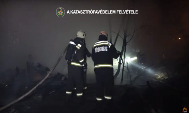 Videón az újpesti tűz: a tragédiában egy ember meghalt