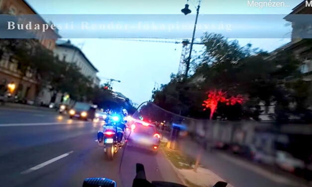 Esztelen száguldozás az Andrássy úton, motoros rendőrök csaptak le a gyorshajtókra