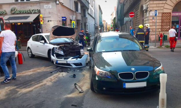 A BMW-s nő azt hitte neki van elsőbbsége, rosszul gondolta, kórházba került
