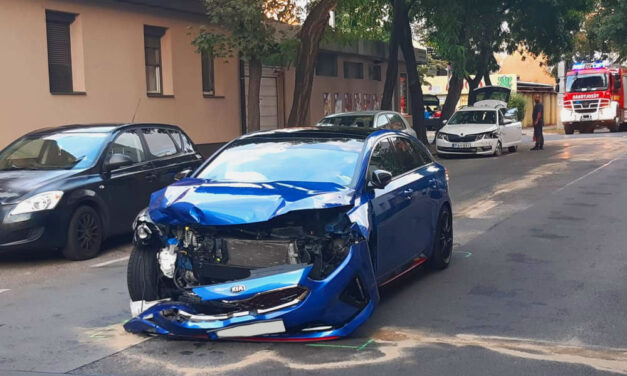 Sokkoló budapesti balesetet rögzített egy autós kamerája a 13. kerületben