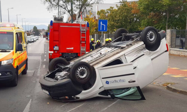 Fejre állt a furgon Zuglóban, hiába kamuzott a balesetet okozó Audis, a térfigyelő lebuktatta