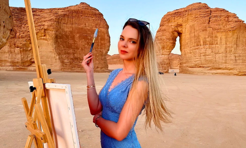 Sokkal jobb hely Szaúd-Arábia a magyar festőnő szerint, mint ahogyan itthon elképzeljük