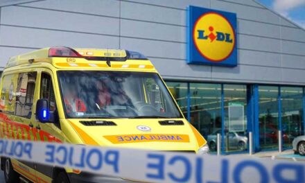 Dráma a váci Lidlben: vásárlás közben holtan esett össze egy férfi, a mentők nagy erőkkel küzdöttek az életéért