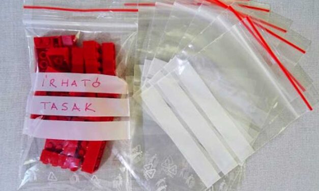 Segít az apró alkatrészek rendszerezésében is a simítózáras tasak