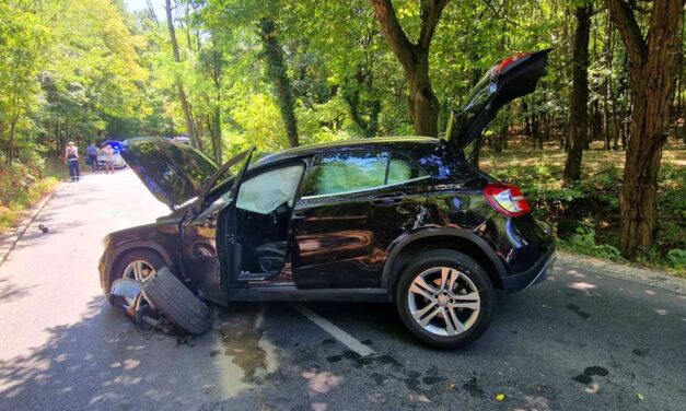Pont az történt a fekete luxus Mercedessel, amitől sokan félnek ezen a kanyargós budai úton