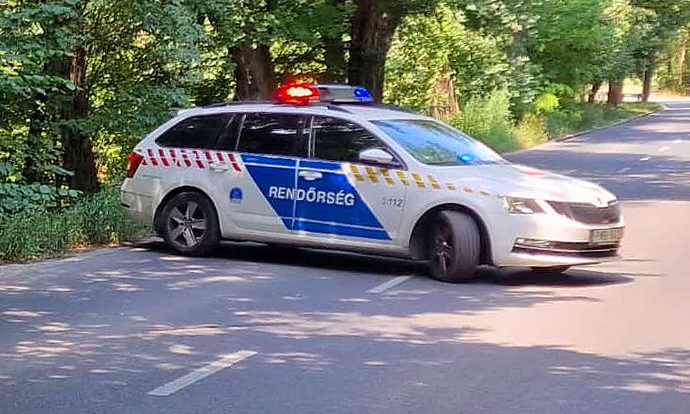 Húsz perc alatt tették meg a 40 kilométert a budapesti forgalomban – szentendrei rendőrök segítettek a bajba került családon