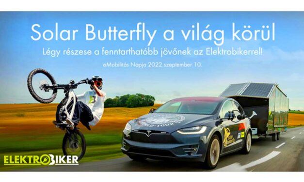 “Meg lehet menteni a bolygót!” – Magyarországra érkezik a 100%-ban megújuló energiával működő Solar Butterfly