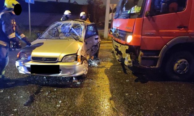 Brutális baleset Csepelen: fékezés nélkül hajtott be a Suzuki a kereszteződésbe, az oldalába rohant egy teherautó – A sofőr súlyosan megsérült, sokkos állapotba került – Fotók