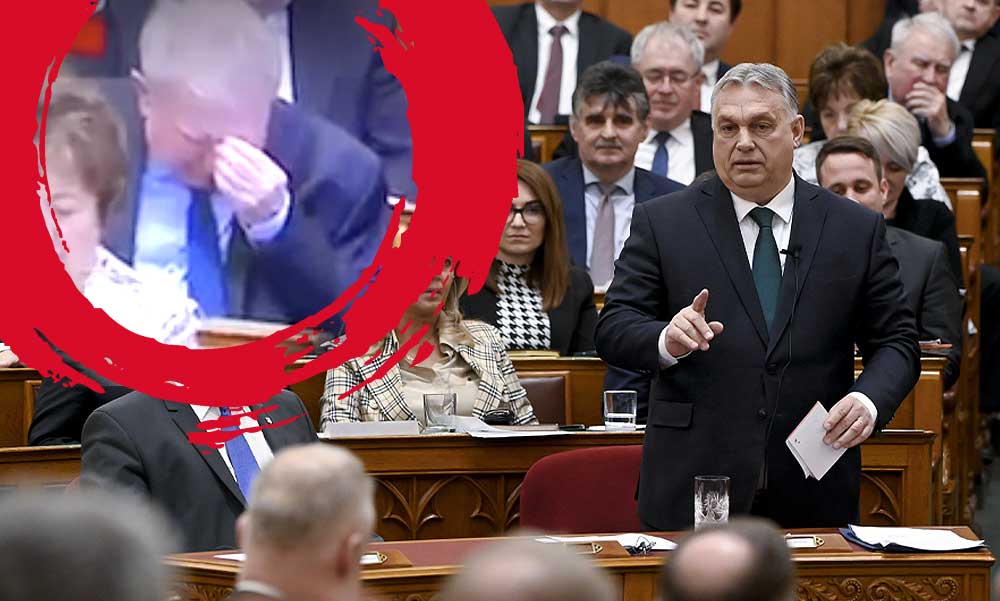Orrát túrja, szemöldökét tépi az ismert képviselő a Parlamentben – Videón a gusztustalan honatya