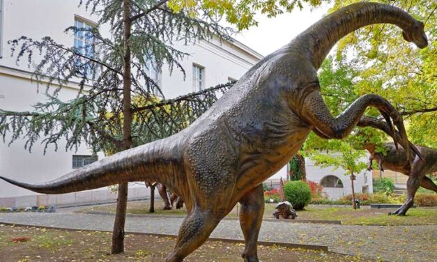 Kitúrta a dinókat az Orczy-parkból a közszolgálati egyetem, csak vasárnapig lehet megnézni a szobrokat