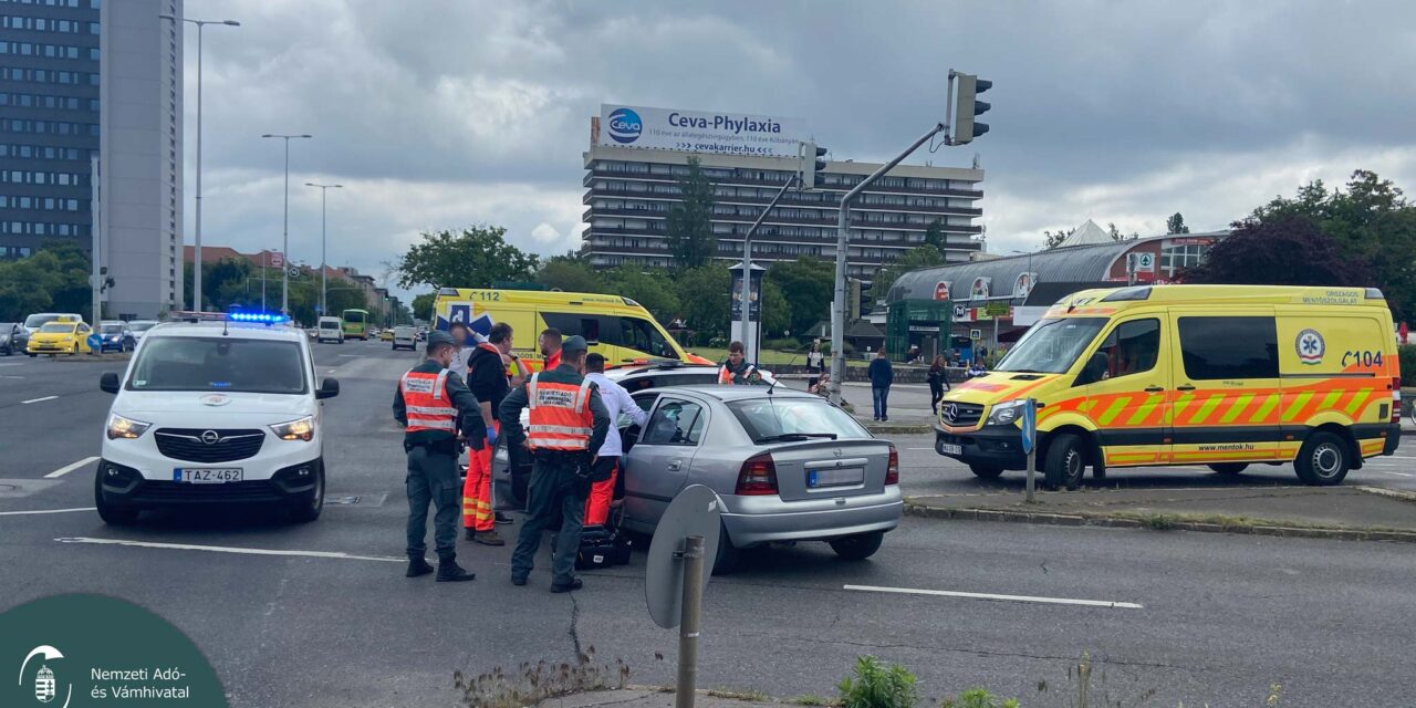 Krízishelyzet az Ecseri úton – eszméletét vesztette az Opel sofőrje, a NAV nyomozói segítettek a bajban