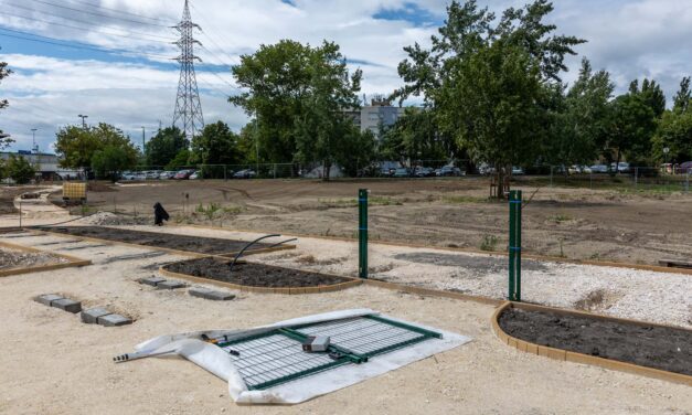 Családbarát fejlesztések Újpesten: az őszre elkészülhet a Városkapu park, új játszótérrel és térfigyelő kamerákkal