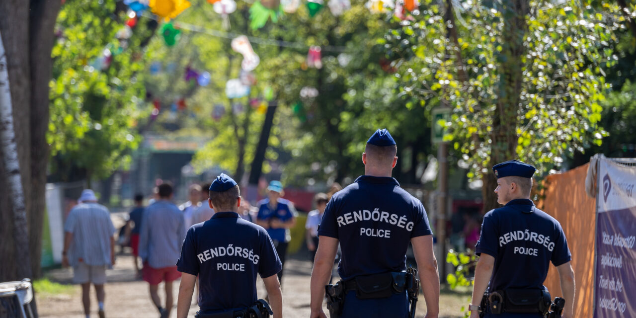 Nyilvánosságra hozták a zsaruk: ennyi bűncselekményt követtek el idén a Sziget fesztiválon