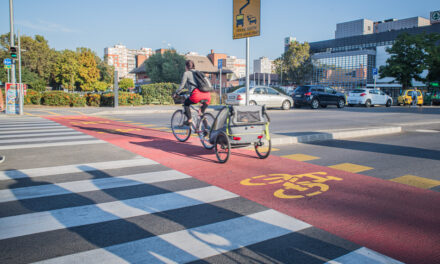 Jó hír a bringásoknak: Kispesten is elkészült a kerékpársáv – fotók