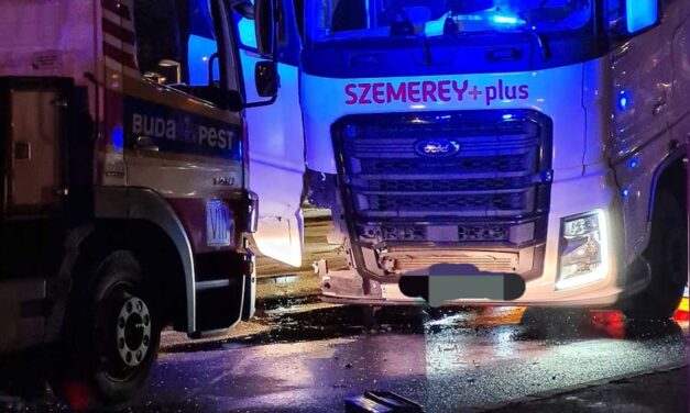 Kiderült, miért alakult ki kilométeres dugó a Szentendrei úton: több autó és egy kamion ütközött – helyszíni fotók