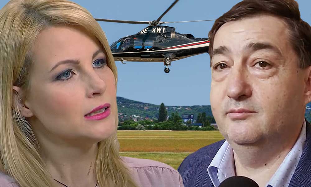 Mészáros Lőrinc és Várkonyi Andrea helikopterrel járnak rokonlátogatóba – Kivagyiság vagy inkább időspórolás miatt repkednek az ország felett?