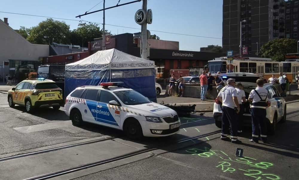 „Annyira borzasztó, motoros meghalt” – halálos baleset Újpesten, 24 óra alatt ketten haltak meg hasonló körülmények között