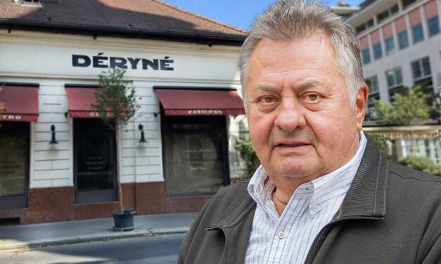 Tűz a Dérynében: kigyulladt az egykori bemondó, Kovács P. József családi étterme