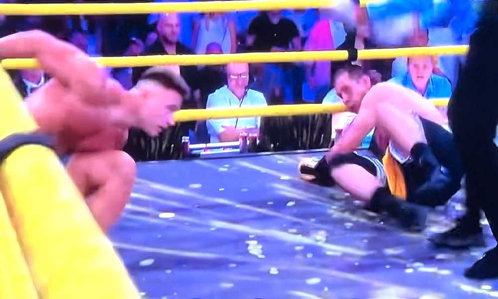 Sztárbox: egy perc után technikai KO-val ütötte ki a ringből Molnár Gusztáv PSG Oglit