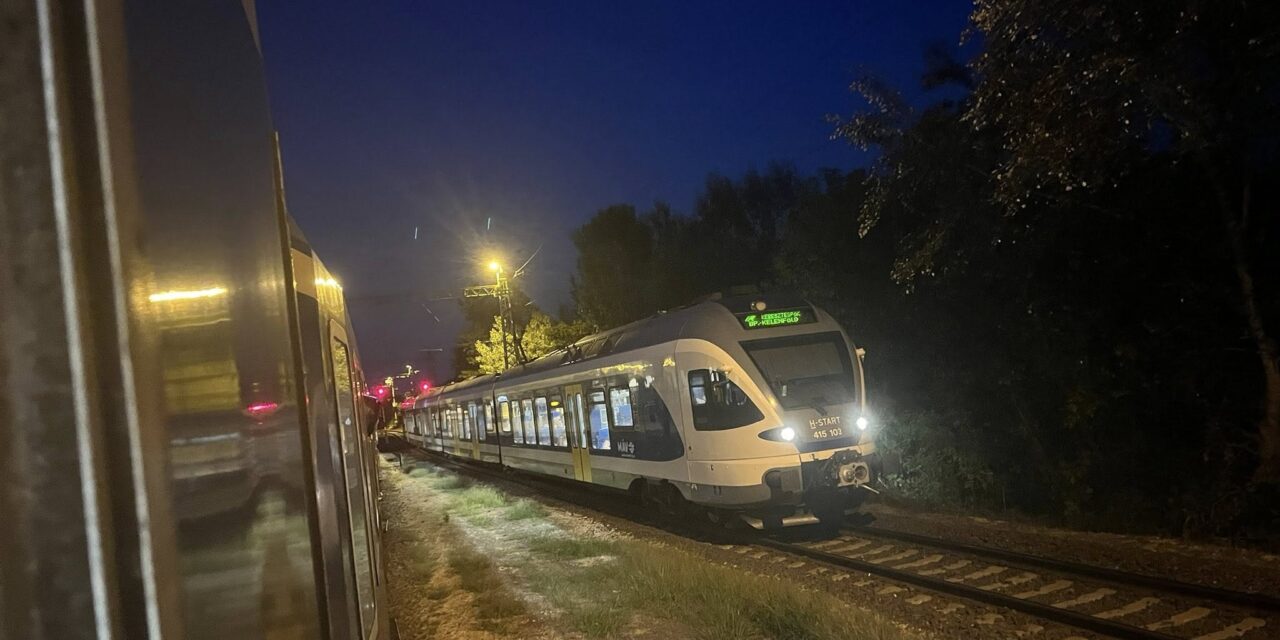 Fekete hétvége a MÁV-nál: vasárnap este elgázolt egy embert a vonat Albertfalvánál, szombat hajnalban ketten is a vonat elé léptek