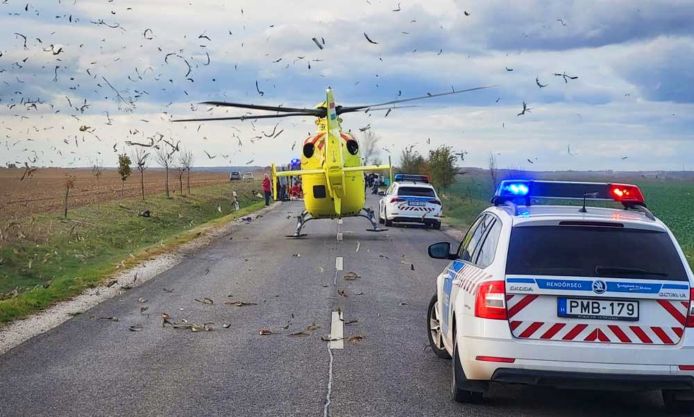 Pár órán belül két motorosbaleset is történt: Ráckevén és Tamásinál is személyautóval ütköztek