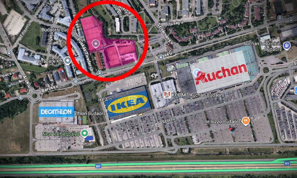 Változtatási tilalmat rendelt el Budaörs a helyi teniszcentrum területére, ahová a kormány kiemelt beruházásaként 270 lakásos társasházat építenének