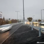 Flórián téri felújítás: ideiglenes buszsáv segíti a közösségi közlekedést az Árpád híd Pestről Budára vezető oldalán