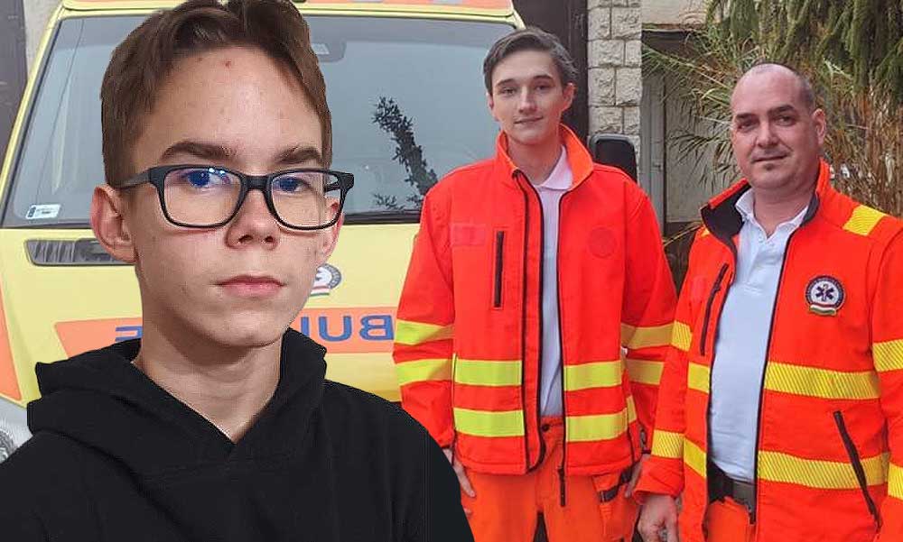 Hősies életmentés: Főzés közben összecsuklott az anya a konyhában, a 13 éves Ádám megkezdet az újraélesztést, a kiérkező mentősök folytatták