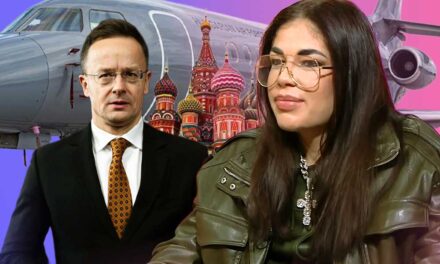 Szijjártó Péterrel együtt utazott Moszkvába Gáspár Győzike lánya: Evelin és a magyar küldöttség honvédségi géppel érkezett a tárgyalásokra