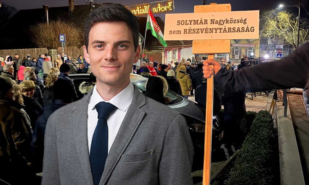 Tüntetés Solymáron: Sok százan tiltakoztak a fiatal polgármester, Zilinszky Péter adóemelései ellen, ezt válaszolta a demonstrálóknak a település vezetője