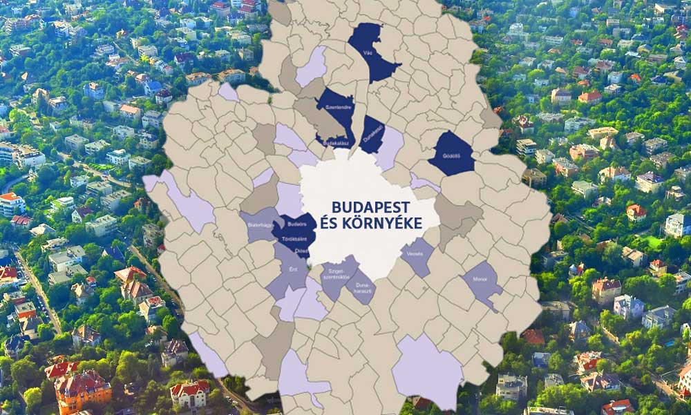Nagyot dobbantott 8 város Budapest környékén – Központok lettek egy magyar kutatás szerint, de mit hoz a jövő az agglomeráció többi települése számára?