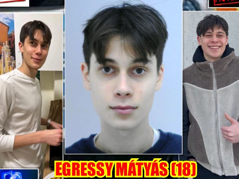 Egressy Mátyás eltűnése: zavart állapotban látták bolyongani Budapesten a 18 éves fiút, édesapja szerint fia italába drogot keverhettek