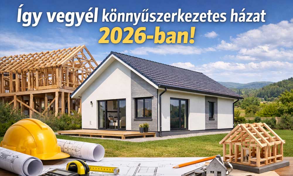 Így vegyél könnyűszerkezetes házat 2026-ban – amit sokan csak utólag tanulnak meg