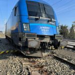 Kisiklott egy mozdony a soroksári vasútállomás közelében