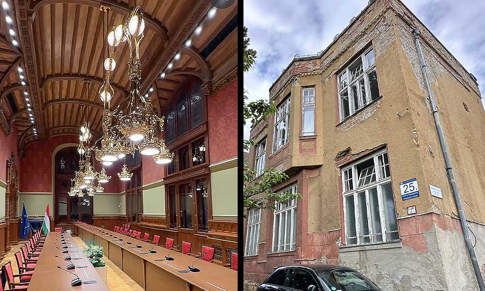 Miközben a János kórházban embertelen állapotok uralkodnak, a Belügyminisztérium épületére 100 milliárdot költött az Orbán-kormány – videó Pintér Sándorék luxusáról
