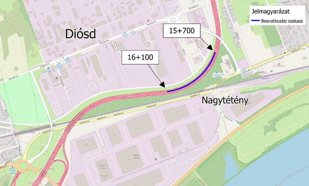 Fékezz le az M6-oson: Pénteken és kedden is sávzárás lassítja a forgalmat Érdnél