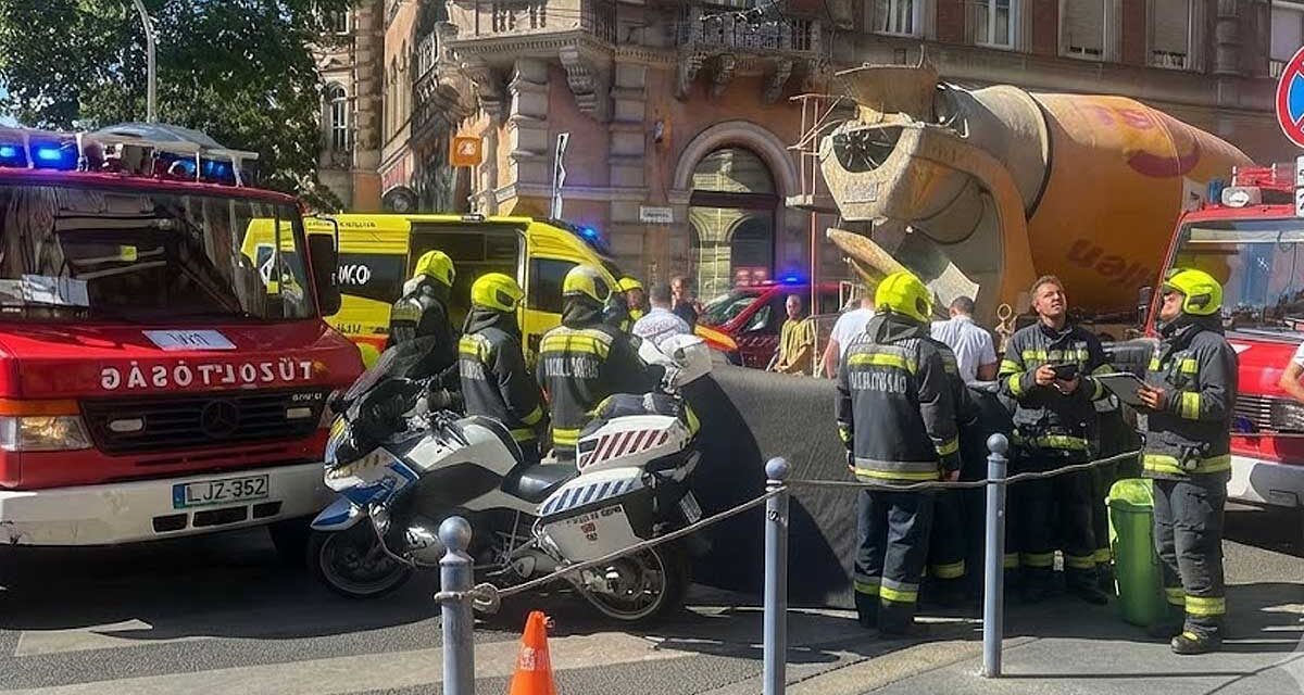 “A látvány sokunknak beleégett az agyába” – betonkeverővel ütközött egy biciklis Erzsébetvárosban, a fiatal lány azonnal meghalt