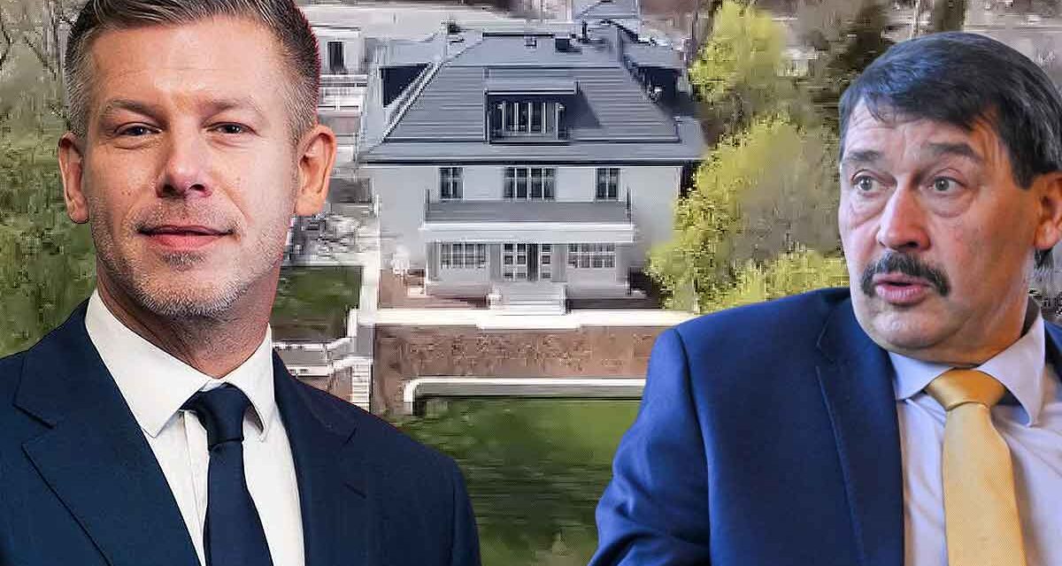 Magyar Péter megmutatta Áder János budai luxusvilláját, amelynek csak a felújítása 1,5 milliárd forintjába került az adófizetőknek – videó a cikkben