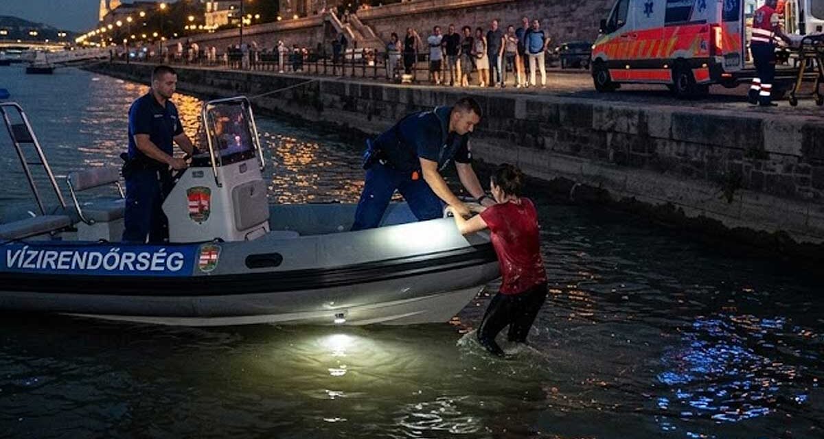 Hajnali dráma a Dunán: Hullámok közül húzták ki a mentőegységek az élettelenül sodródó nőt, majdnem átment rajta egy uszály