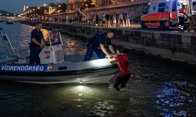 Hajnali dráma a Dunán: Hullámok közül húzták ki a mentőegységek az élettelenül sodródó nőt, majdnem átment rajta egy uszály